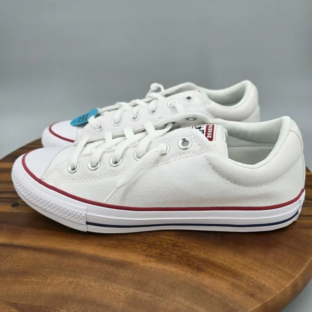 Converse Chuck Taylor All Star Shoes 7Y White Canvas Slip On Athletic Sneakers